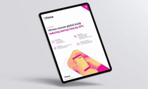 YPrime rescues global study reducing startup time by 25%. eCOA case study