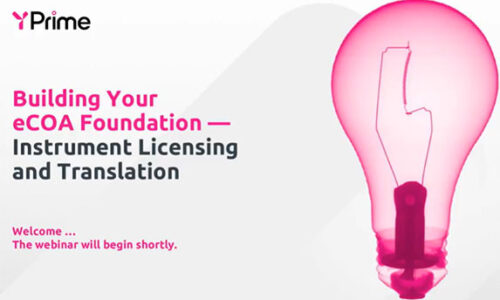 Building your eCOA foundation - instrument licensing and translation webinar