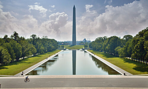 Washington Monument in Washington, DC, near the Walter E. Washington Convention Center—promoting YPrime at DIA 2025, booth #1610