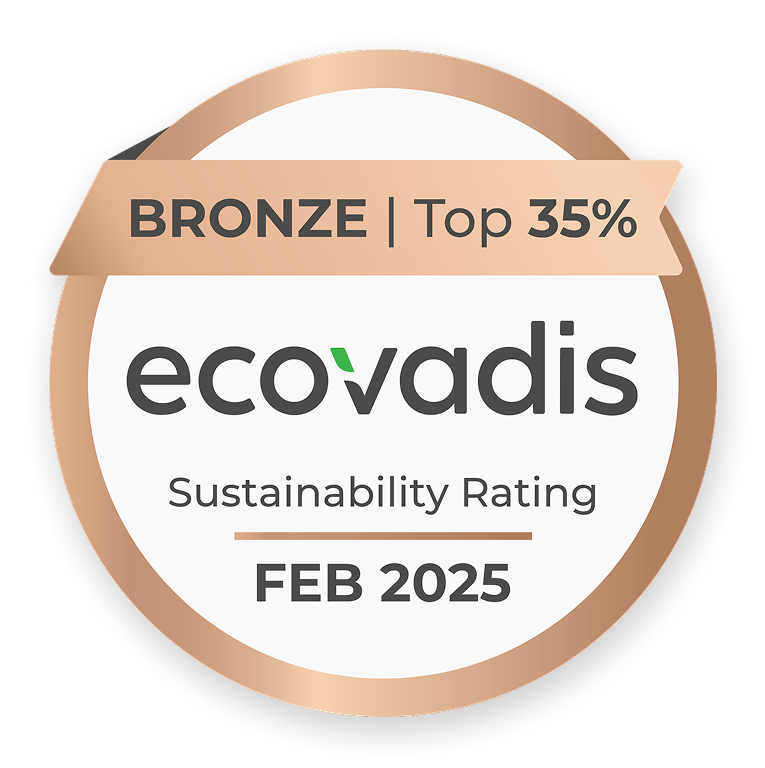 EcoVadis Bronze medal awarded to YPrime, recognizing top 35% global performance in sustainability and ESG practices in clinical research.